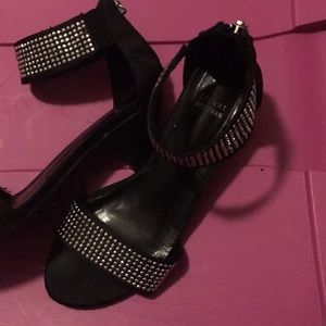 Girl Stuart Weitzman Black Shoes